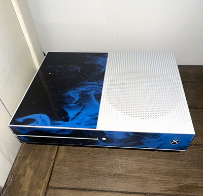 Microsoft Xbox One S Home Console Blue/White Custom Shell, HDMI