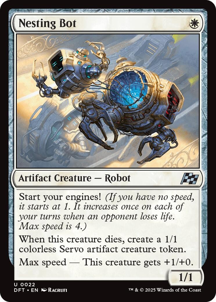Nesting Bot [DFT - 22] Uncommon Foil NM Aetherdrift