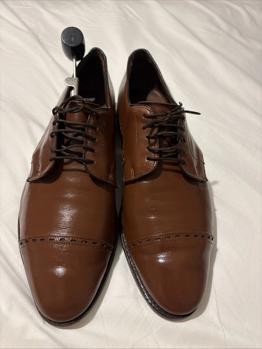 Men’s Allen Edmonds Madison Avenue Brown Leather Oxford Dress Shoes, Size 8.5(D) Allen Edmonds Madison Avenue Cap Toe Oxford Brown Leather  main image 3