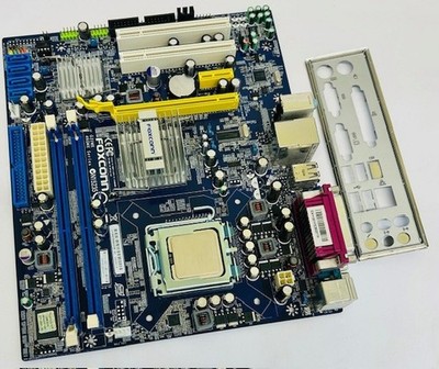 Foxconn G31MX-K Sockel 775 (LGA775) Mainboard Intel Core2 Quad CPU & I/O Platte