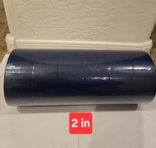 Lot of 6 Rolls Blue Painters Masking Tape 2" x 60 yds 5.5 Mil Wall Painting Tape