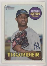 2018 Topps Heritage Minor League Edition Magenta Back Domingo Acevedo #7 3r7