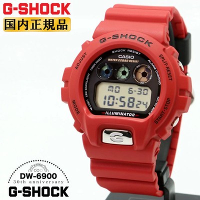 CASIO G-SHOCK DW-6900TR-4JR Red 30th Anniversary Watch from japan