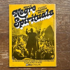 Negro Spirituals Piano Sheet Music J. Rosamond Johnson Vintage Book