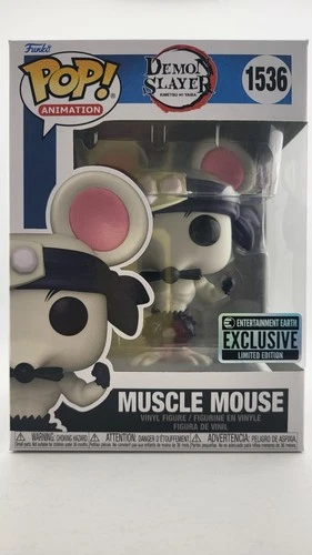 Funko Pop Animation Demon Slayer #1536 Muscle Mouse Figure EE Exclusive Ltd Ed