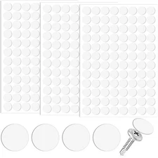 288 Pcs 15mm Self Adhesive Screw Cover Stickers Screw Hole Cover Caps