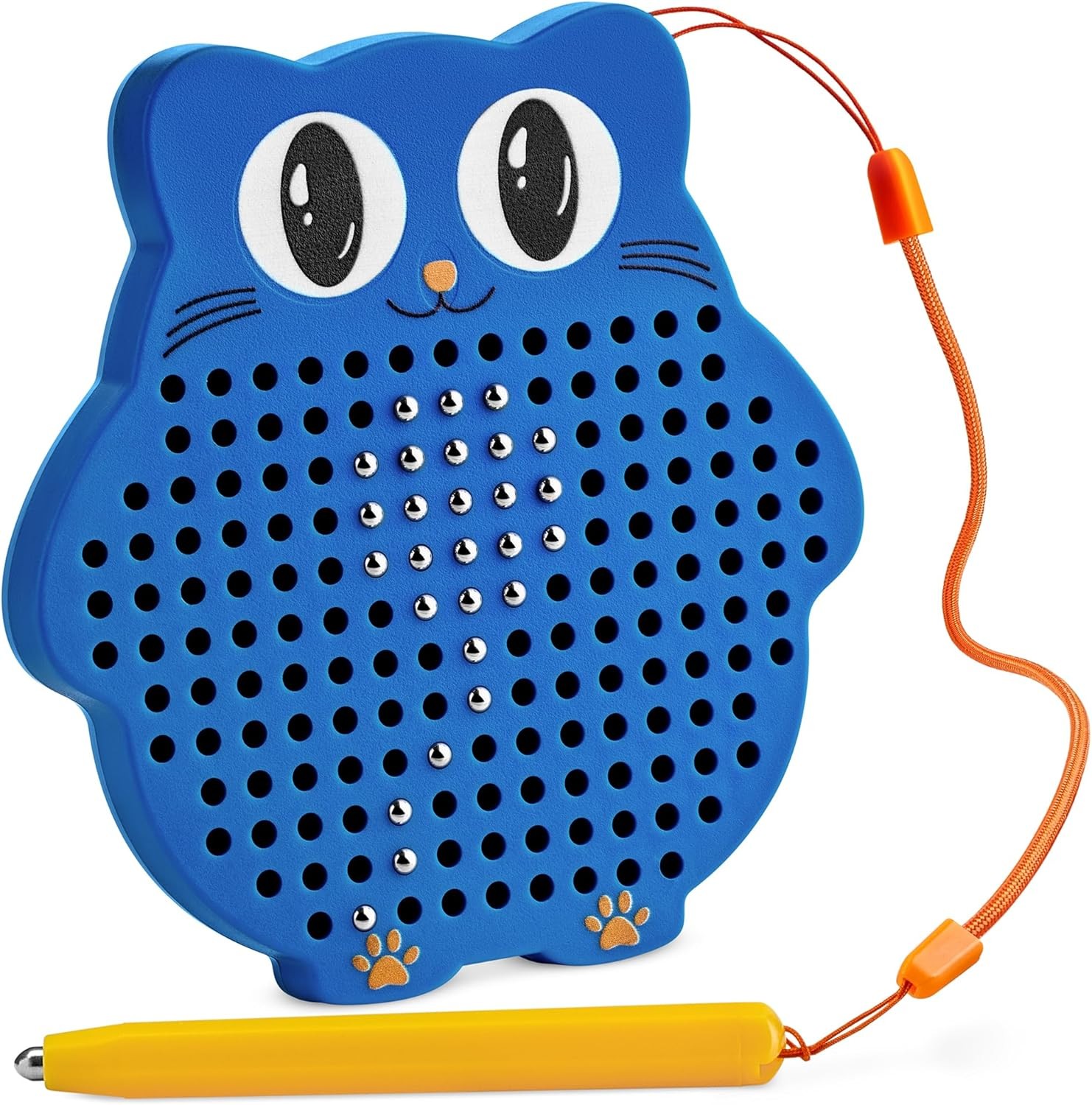 Magnetic Drawing Board for Kids & Toddlers with Beads and Magnet Stylus Pen -