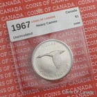 1967 Canada $1 Silver Dollar Coin Uncirculated - Heavy Cameo #coinsofcanada