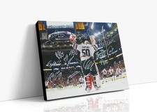 Hockey Autograph Canvas - Corey Crawford - Team Glory
