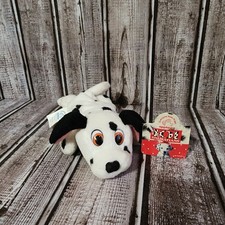 Vintage 90s Disney Applause 101 Dalmatian Laying Down Puppy Dog 8" Beanie Plush