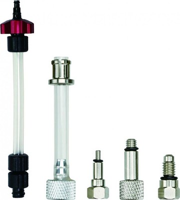 Jagwire Ersatz-Adapter-Set Pro Bleed Kit Silber - Bremsadapter für DOT & Mine...