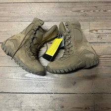 Belleville C793 Flight Certified Combat Boots Tan Suede Size 4.5R Made in USA