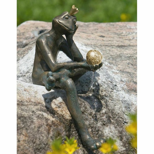 Bronzefigur Froschkonig Borris 35 Bronze Wasserspeier Von Rottenecker Gunstig Kaufen Ebay