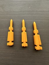 Vintage Hasbro GI Joe 1985 Snow Cat Small Missle Lot - Three missles