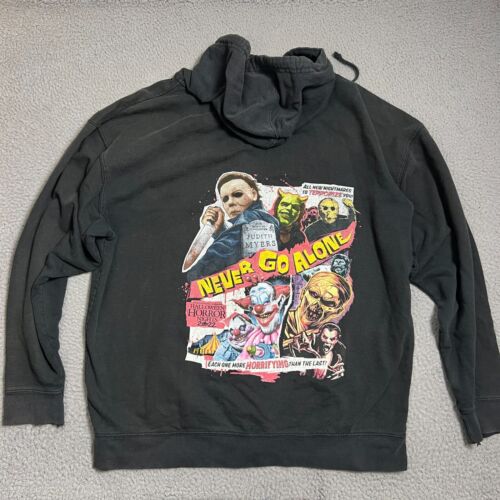 Universal Studios Halloween Horror Night 2022 Hoodie Mens Extra Large Full Zip