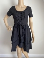 Little Black Dress Corset Detail Front Unbranded M New No Tags 