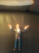 Mean Gene Okerlund WWF LJN Loose Action Figure  WWF Microphone WWE