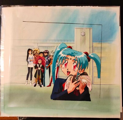 TENCHI MUYOU HANKEN cel 01 - STUDIO PROMOTIONAL ART - LARGE Hanken Cel!