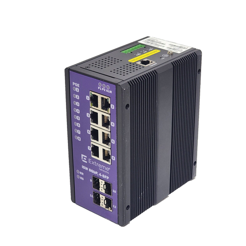 Extreme Network 8-Ports POE+ GigaBit Switch 16804 ISW 8GbP 4-SFP - Picture 5 of 5