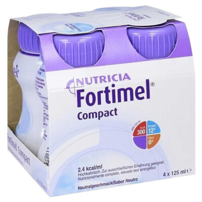 Fortimel Compact 2.4 Trinknahrung, Nahrungsergänzung, hochkalorisch, Diätnahrung