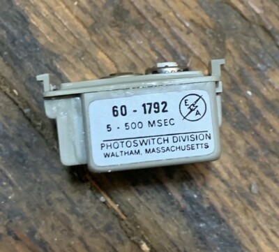 ECA 60-1792 ONE SHOT PLUG IN MODULE 5-500 MSEC NEW IN PACKAGE