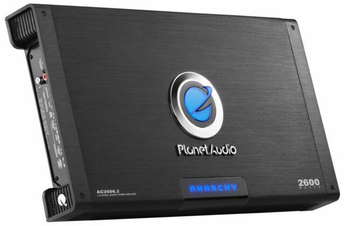 Planet Audio AC2600.2 Anarchy 2 Channel Car Amplifier 2600W