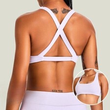 Yoga clothing tops for women cross beautiful back yoga undershirt bra