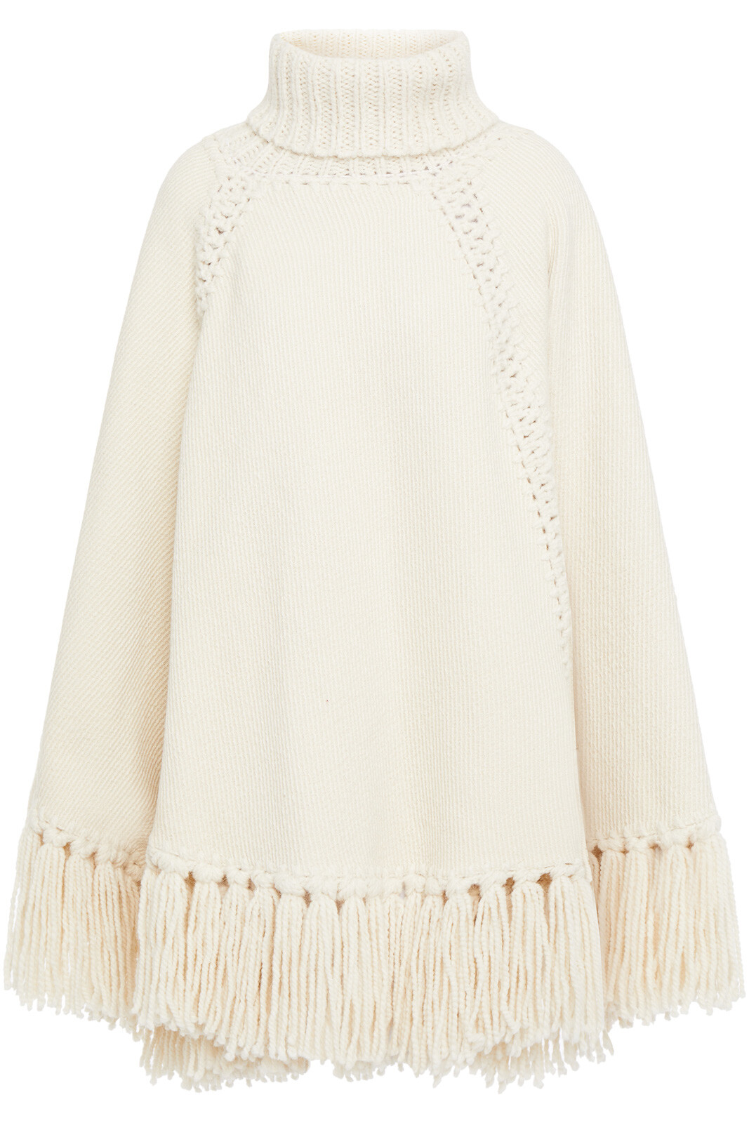 ALTRA Poncho coccinella Zimmermann prezzo consigliato €1740 Petite AU0 XS misto lana foderato misto seta