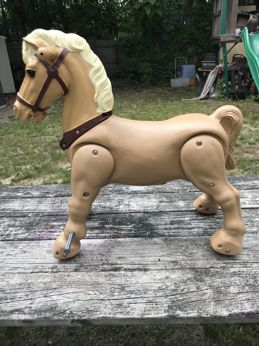 Proarce Marx KO Marvel Mustang Real Galloping Horse VTG Mexico Bouncy Ride On