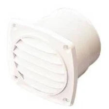 Sea-Dog 337410 Injected Molded ABS Hose Thru Vent White 3-9/16"