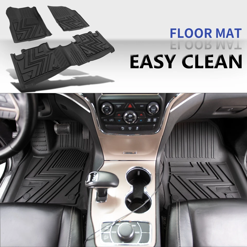 For 2011-2021 Jeep Grand Cherokee Floor Mats Cargo Mat Backrest Mat Trunk Liner Foto 4 de 4