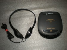 Vintage BOEING Panasonic SL-S200 XBS Anti-Shock Portable CD Player  Headphones