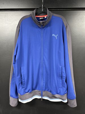 Puma Golf PWR Warm Jacket Gry/Nvy Men s L Warm Cell Nice Condition  