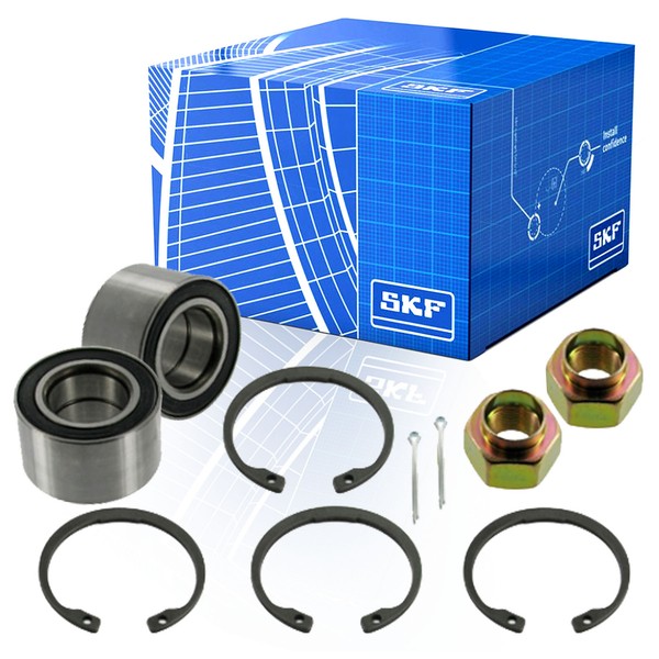 2X SKF VKBA3786 Radlagersatz Vorne FüR Chevrolet Aveo Kalos Spark Daewoo Lanos-image