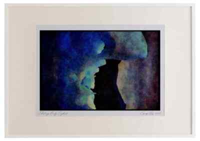 Seen und Flüsse 026028 Schmelzende Eiswände, Lavendel Himmel Aquarell Bild Fra