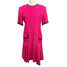 Vintage Lois Snyder Dani Max Dress Pink Size 10