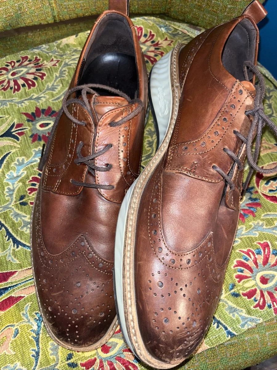 Roux skat skrive et brev mens 12 Ecco phorene comfort wing tip victorian 1880s style brown Dress  shoes | eBay