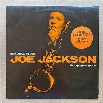 JOE JACKSON BODY AND SOUL LP MIT INNENHÜLLE NIEDERLÄNDISCH