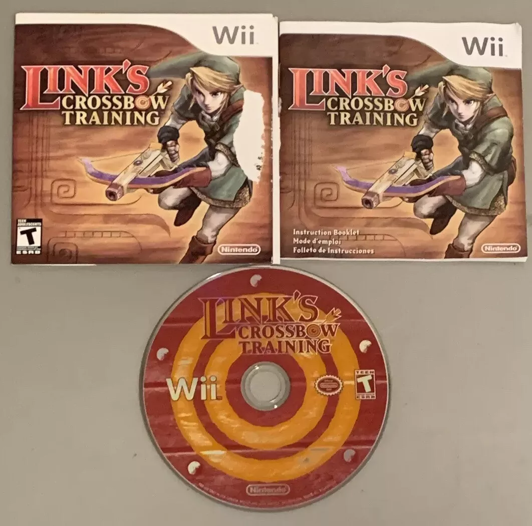 Legend of Zelda Link's Crossbow Training disc Wii