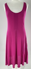 Gudrun Sjoden Pink Fit And Flare Pocket Modal Stretchy Dress Size S Vgc #D5
