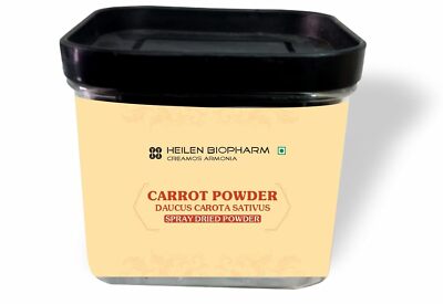 Heilen Biopharm Karottenpulver Daucus Carota Sativus 200 g Pulver