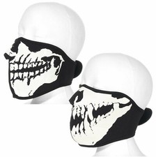 Gesichtsmaske Maske Halbmaske Neopren Biker Motorradmaske Mundschutz Totenkopf