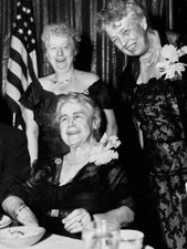 Three Former First Ladies 1955 Photo - Former First Ladies Bess Truman , Edith W
