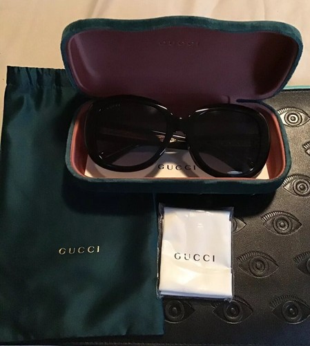 Authentic Brand New Gucci Sunglasses GG014OSA-001 Sz. 56-19-140 Made in  Italy | eBay