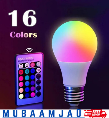 16 Colors RGB Bulb LED Multicolor Bulb E27 220V Lighting Dimmable 24 Key Remote