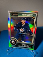 14/15 OPC Platinum Winnipeg Jets Adam Lowry Rainbow Rookie RC card #164. rookie card picture