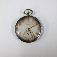 Elgin G.M. Wheeler Model 14K Solid White Gold Pocket Watch