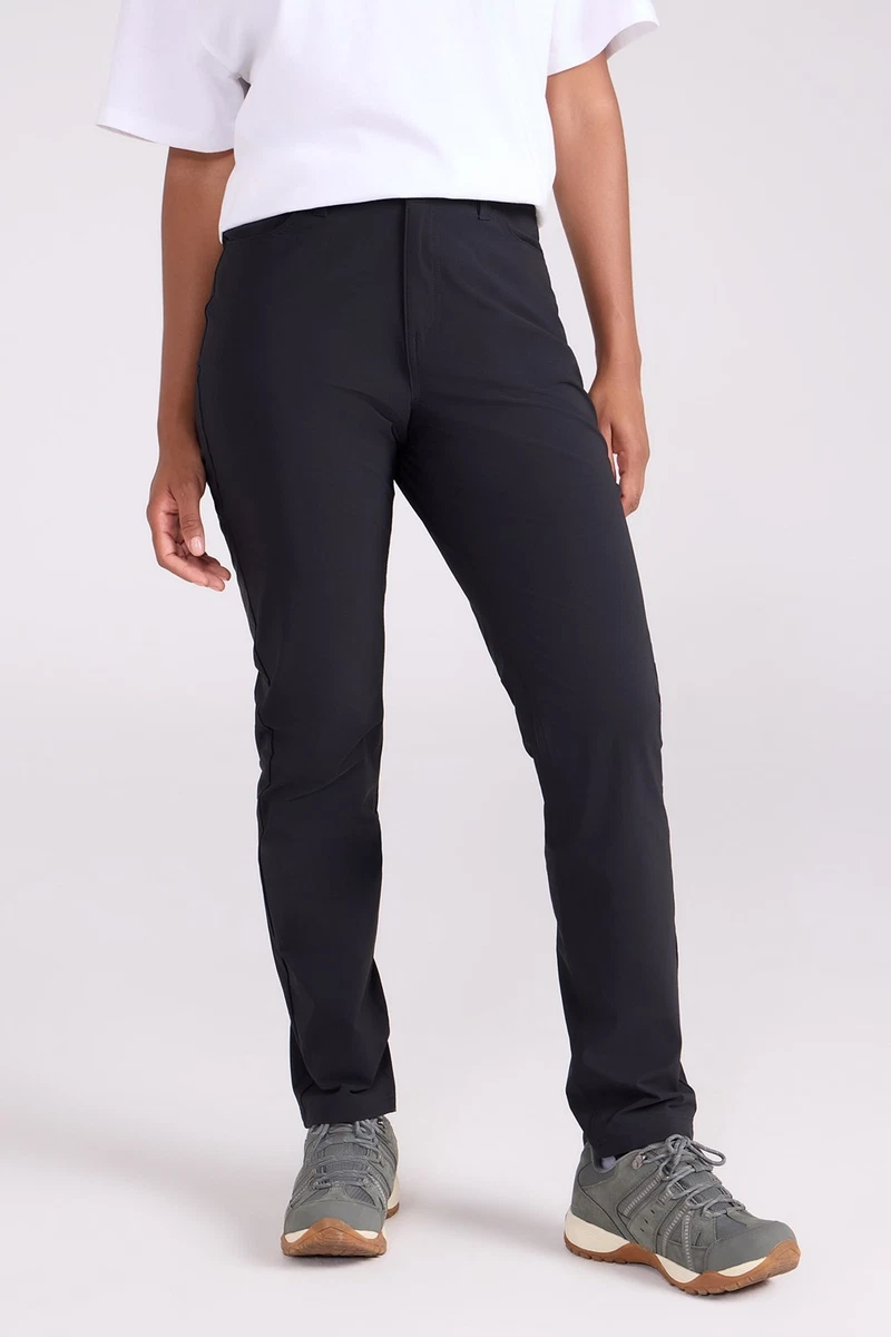 Pantalon Cargo Mountain Warehouse Femme – Noir, Taille 12 (W30 L31), Très Bon état