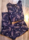 Cacique Sleep 2-Pc Cotton Waffle Tunic Henley & Crop Pant PAJAMA SET Woman 22-24