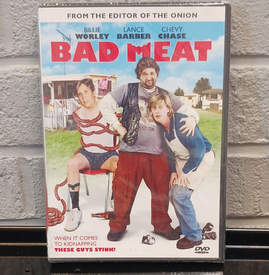 Bad Meat DVD Movie Tall Case w/ Chevy Chase, Lance Barber, Billie Worley